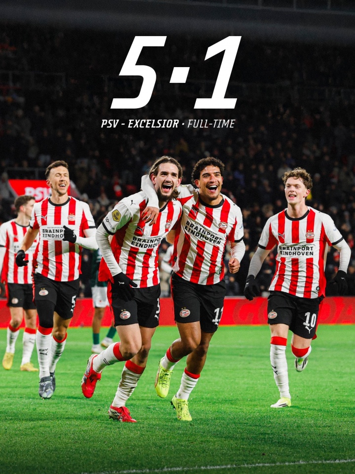 华体会官网-摧枯拉朽！埃因霍温豪取12连胜把荷甲踢成单机，多赛1场14分领跑